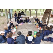 El jardín celebró el  inicio de la primavera y el día del estudiante